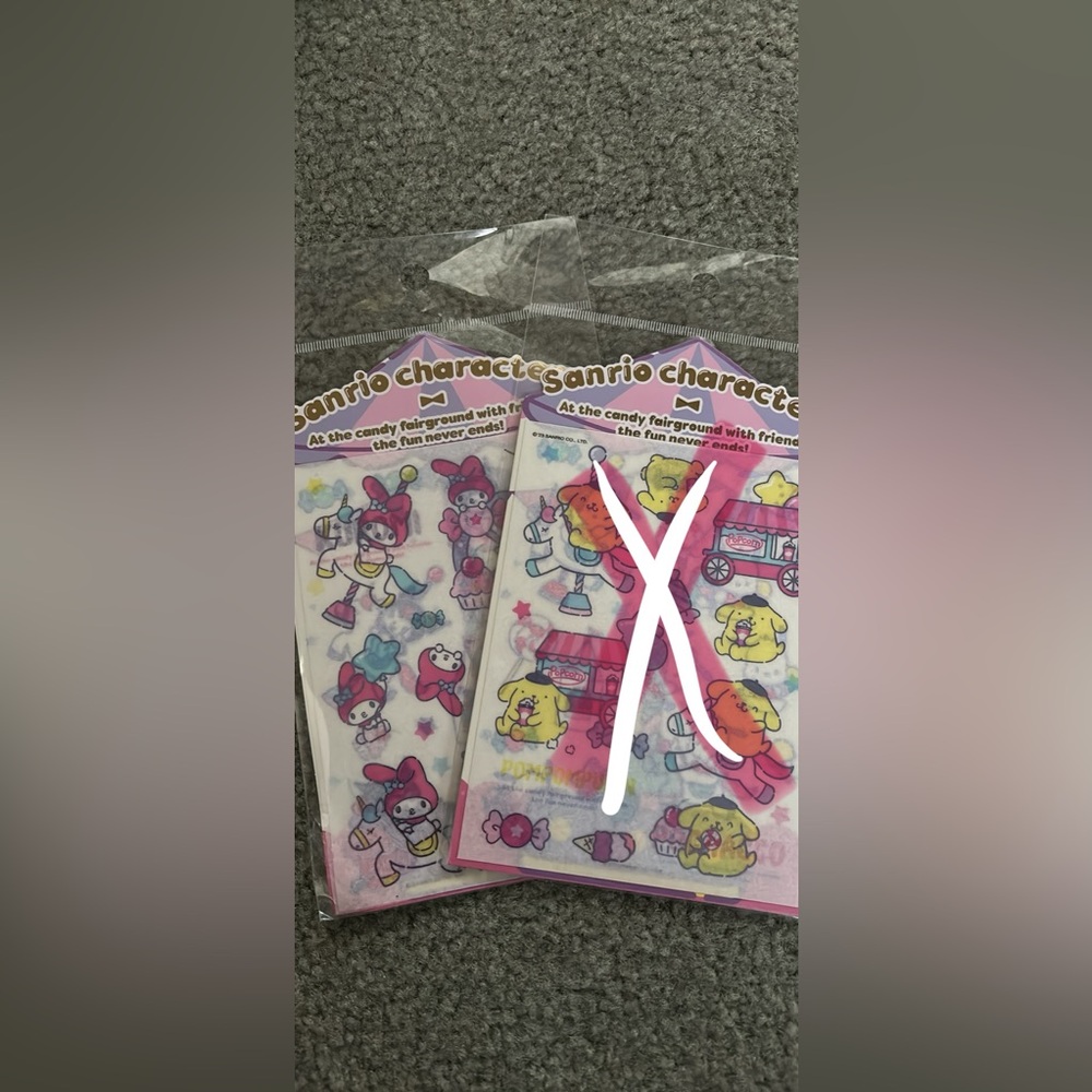 My melody and kuromi stickers